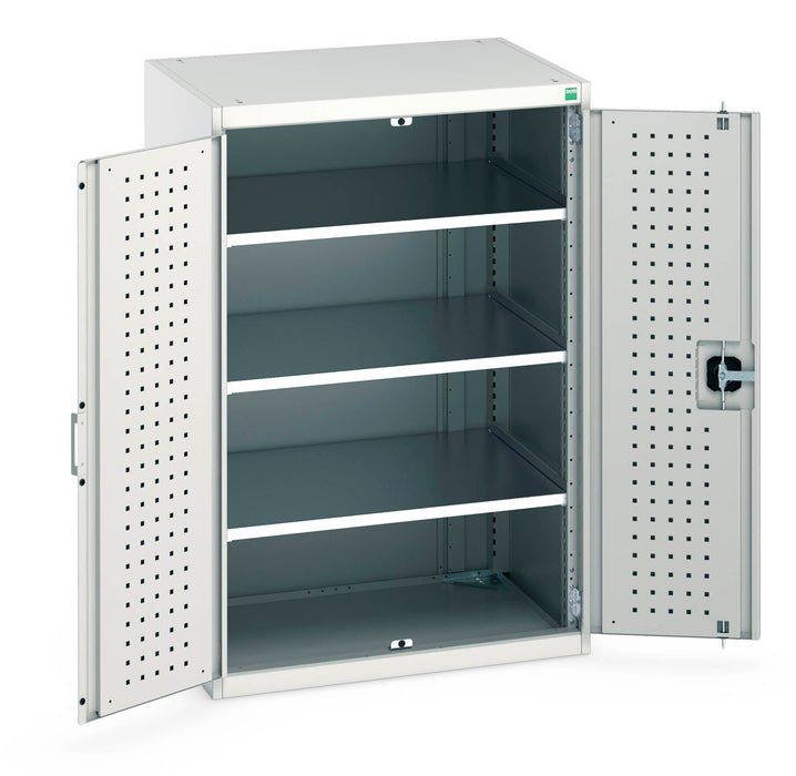 Bott Cubio Cupboard With Perfo Doors & 3 Shelves (WxDxH: 800x650x1200mm) - Part No:40020112