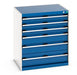 Cubio Drawer Cabinet With 6 Drawers (WxDxH: 800x650x900mm) - Part No:40020120