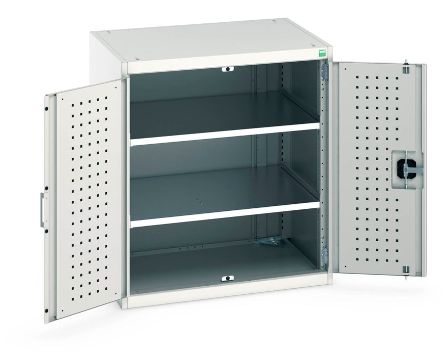 Bott Cubio Cupboard With Perfo Doors & 2 Shelves (WxDxH: 800x650x900mm) - Part No:40020144