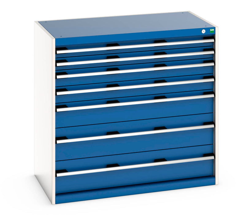Cubio Drawer Cabinet With 7 Drawers (200Kg) (WxDxH: 1050x650x1000mm) - Part No:40021030