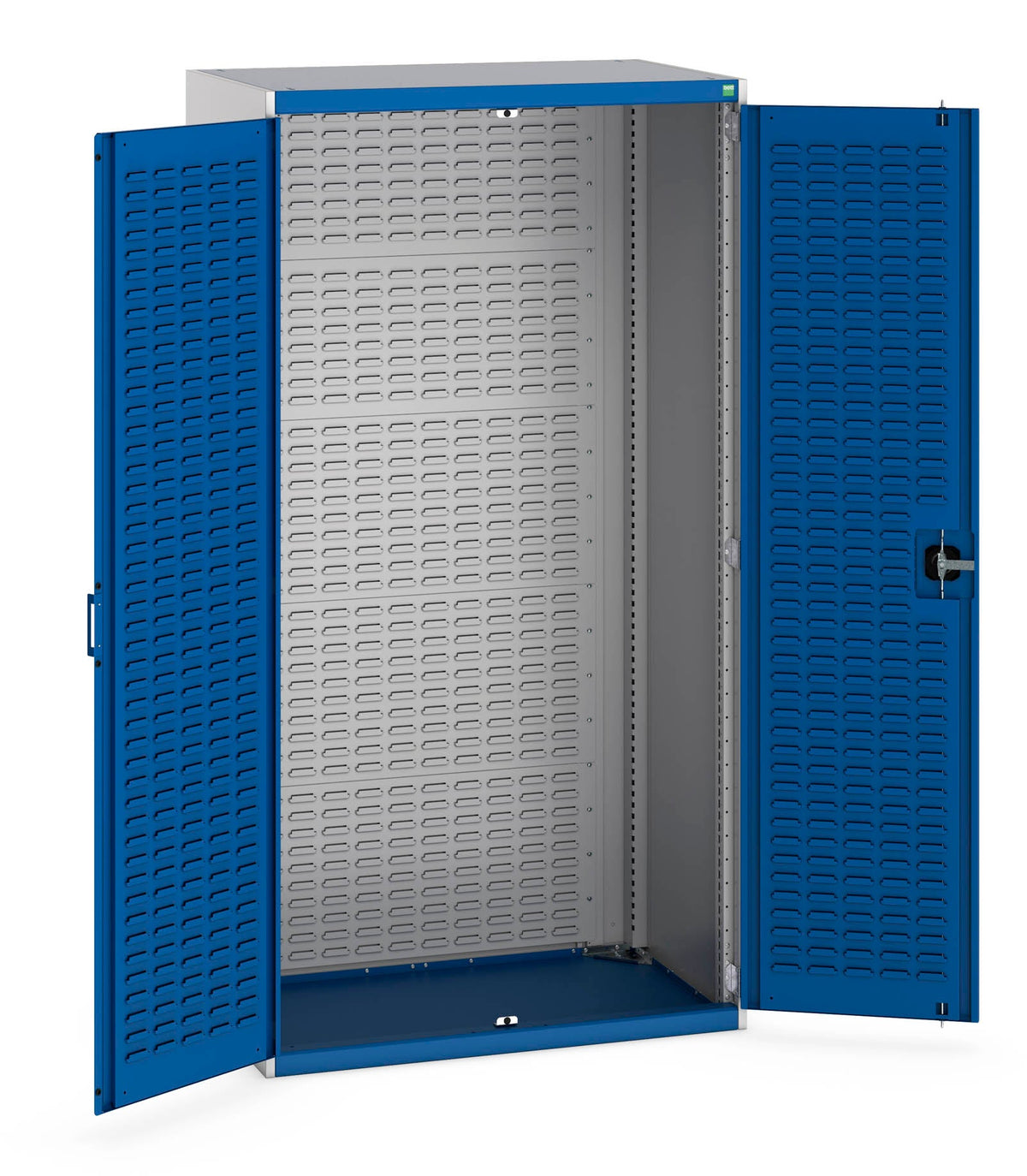Bott Cubio Cupboard With Louvre Doors, Full Louvre Backpanel (WxDxH: 1 ...