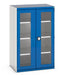 Cubio Cupboard With Window Doors & 3 Shelves (WxDxH: 1050x650x1600mm) - Part No:40021132