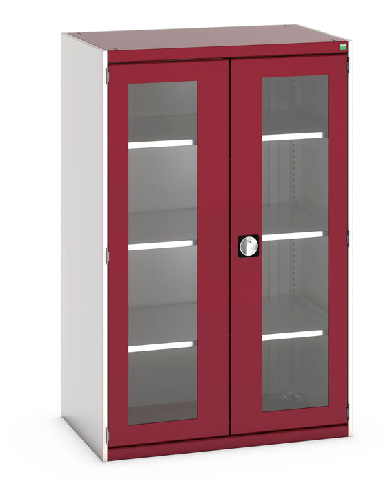 Bott Cubio Cupboard With Window Doors & 3 Shelves (WxDxH: 1050x650x1600mm) - Part No:40021132