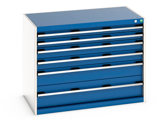 Cubio Drawer Cabinet With 6 Drawers (200Kg) (WxDxH: 1050x650x800mm) - Part No:40021192
