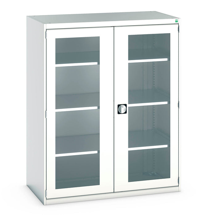 Bott Cubio Cupboard With Window Doors & 3 Shelves (WxDxH: 1300x650x1600mm) - Part No:40022059