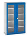 Cubio Cupboard With Window Doors & 4 Shelves (WxDxH: 1300x650x2000mm) - Part No:40022060