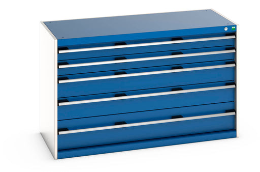 Cubio Drawer Cabinet With 5 Drawers (200Kg) (WxDxH: 1300x650x800mm) - Part No:40022108