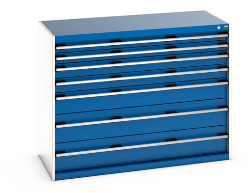 Cubio Drawer Cabinet With 7 Drawers (WxDxH: 1300x650x1000mm) - Part No:40022125