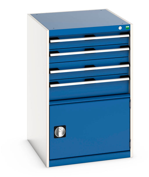 Cubio Drawer-Door Cabinet With 4 Drawers / Door (WxDxH: 650x750x1000mm) - Part No:40027023