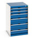 Cubio Drawer Cabinet With 6 Drawers (WxDxH: 650x750x1000mm) - Part No:40027027
