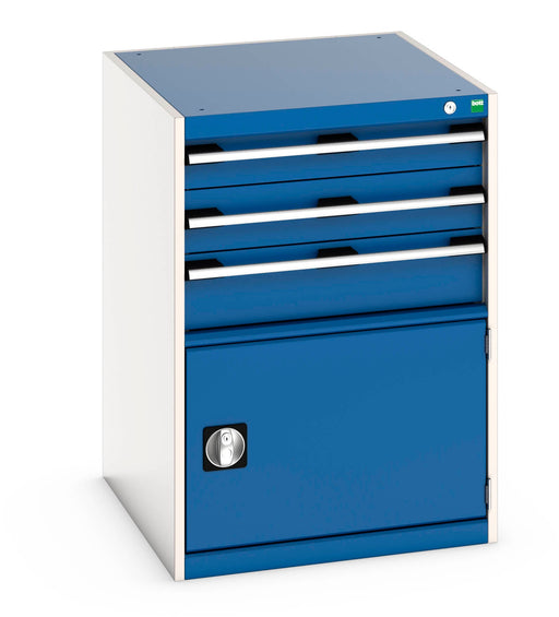 Cubio Drawer Cabinet With 3 Drawers / Door (WxDxH: 650x750x900mm) - Part No:40027104