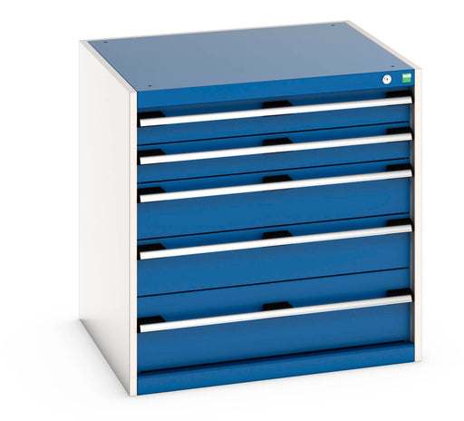 Cubio Drawer Cabinet With 5 Drawers (200Kg) (WxDxH: 800x750x800mm) - Part No:40028012