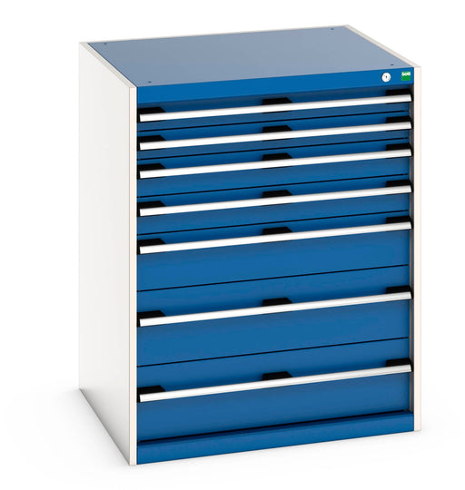 Cubio Drawer Cabinet With 7 Drawers (WxDxH: 800x750x1000mm) - Part No:40028023