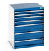 Cubio Drawer Cabinet With 7 Drawers (WxDxH: 800x750x1000mm) - Part No:40028023