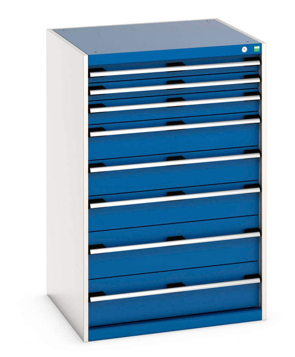 Cubio Drawer Cabinet With 8 Drawers (200Kg) (WxDxH: 800x750x1200mm) - Part No:40028034