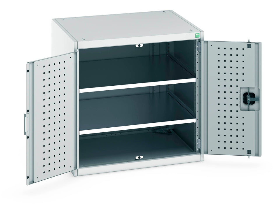 Bott Cubio Cupboard With Perfo Doors & 2 Shelves (WxDxH: 800x750x800mm) - Part No:40028099