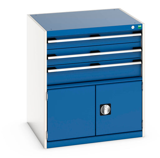 Cubio Drawer-Door Cabinet With 3 Drawers / Door (WxDxH: 800x750x900mm) - Part No:40028104
