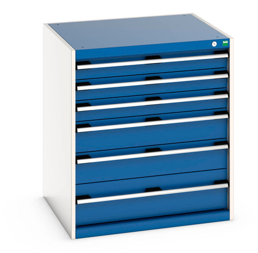 Cubio Drawer Cabinet With 6 Drawers (200Kg) (WxDxH: 800x750x900mm) - Part No:40028116