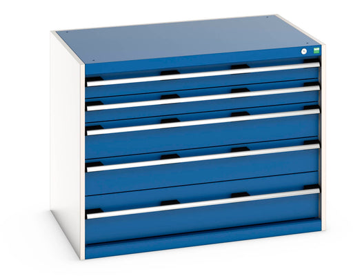 Cubio Drawer Cabinet With 5 Drawers (WxDxH: 1050x750x800mm) - Part No:40029009