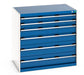 Cubio Drawer Cabinet With 6 Drawers (WxDxH: 1050x750x1000mm) - Part No:40029107