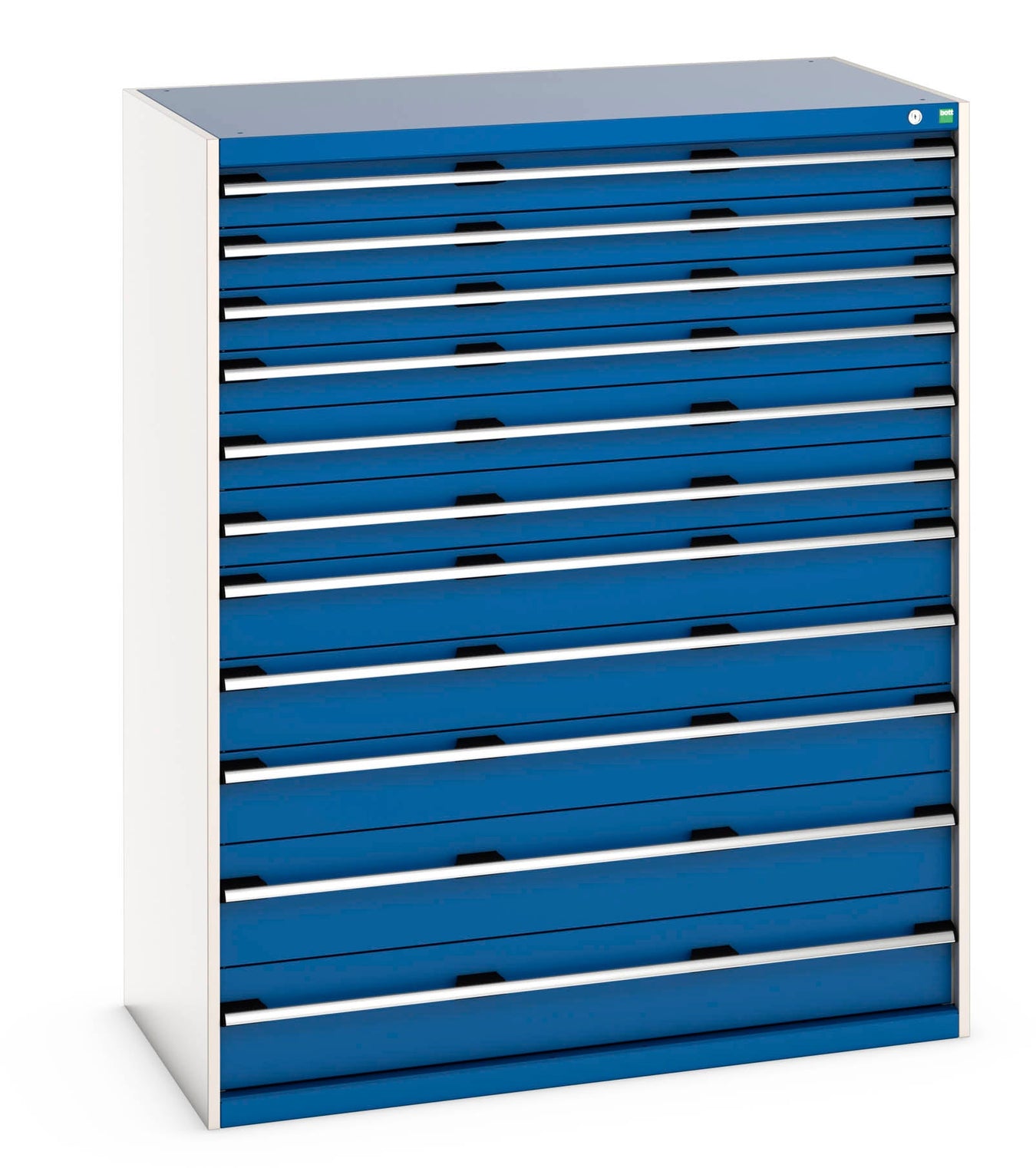 Cubio Drawer Cabinet With 11 Drawers (200Kg) (WxDxH: 1300x750x1600mm) - Part No:40030030