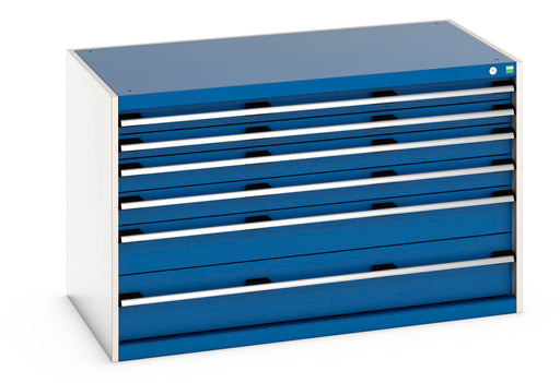 Cubio Drawer Cabinet With 6 Drawers (200Kg) (WxDxH: 1300x750x800mm) - Part No:40030072