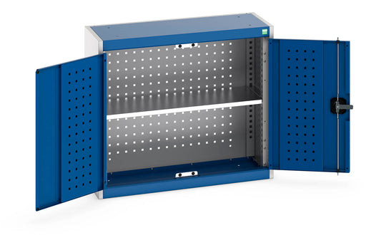 Cubio Cupboard With Perfo Backpanel And 1X Shelf (WxDxH: 800x325x700mm) - Part No:40031068