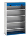 Cubio Cupboard With Roller Shutter Door, 4X Shelves (WxDxH: 1300x650x2000mm) - Part No:40201013