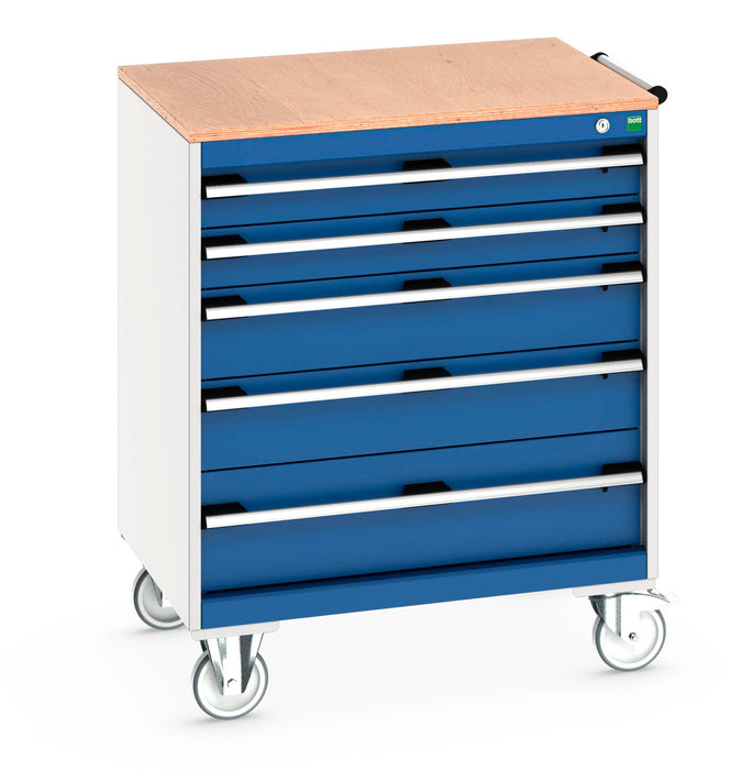 Multiplex Work Top Bott Cubio Mobile Cabinet With 5 Drawers & Multiplex Worktop (WxDxH: 8 ...