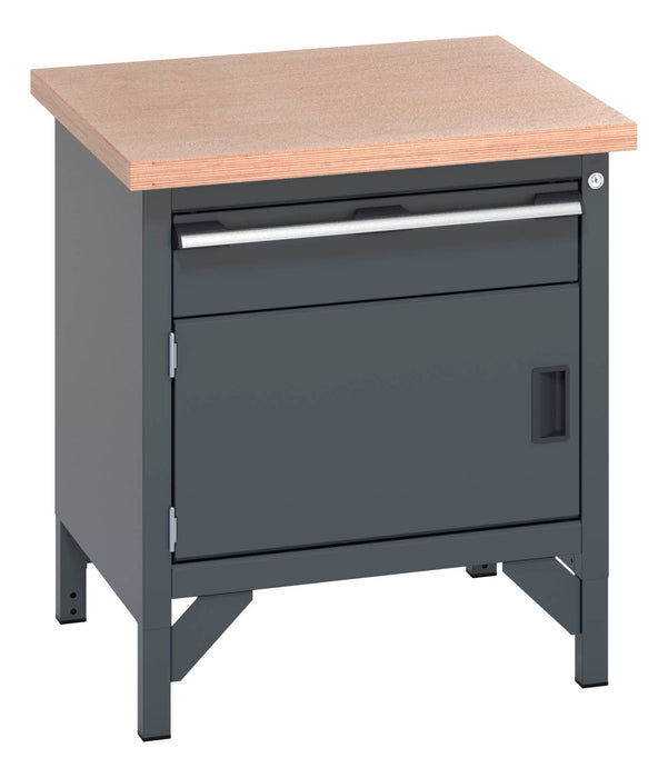 Bott Cubio Storage Bench (Mpx) With 1 Drawer / Door (WxDxH: 750x750x840mm) - Part No:41002007