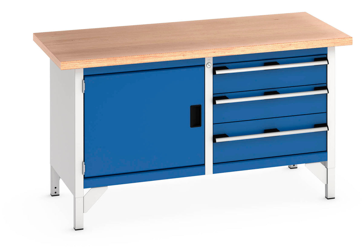 Bott Cubio Storage Bench (Mpx) Full Cupboard / 3 Drawer (WxDxH: 1500x7 ...