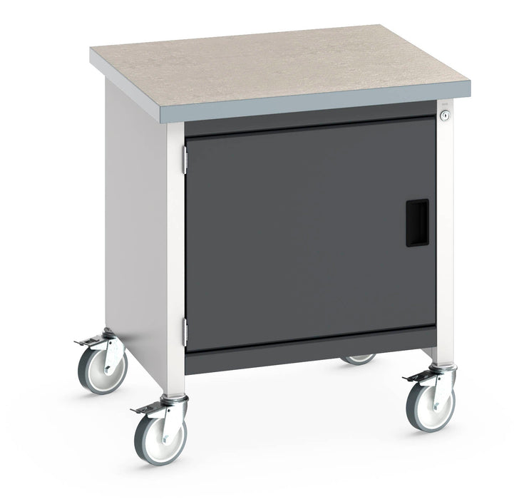 Bott Cubio Mobile Storage Bench (Lino) Full Cupboard (WxDxH: 750x750x840mm) - Part No:41002087