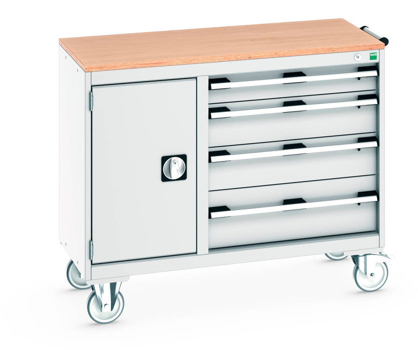Bott Cubio Mobile Cabinet 40/60 (Mpx) Cupboard / 4 Drawer (WxDxH: 1050x525x890mm) - Part No:41006010