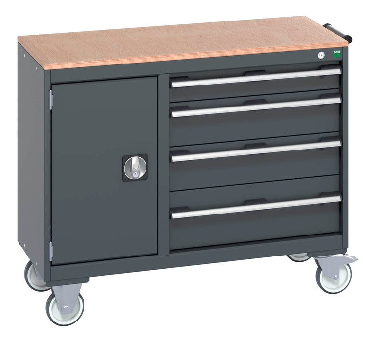 Bott Cubio Mobile Cabinet 40/60 (Mpx) Cupboard / 4 Drawer (WxDxH: 1050x525x890mm) - Part No:41006010