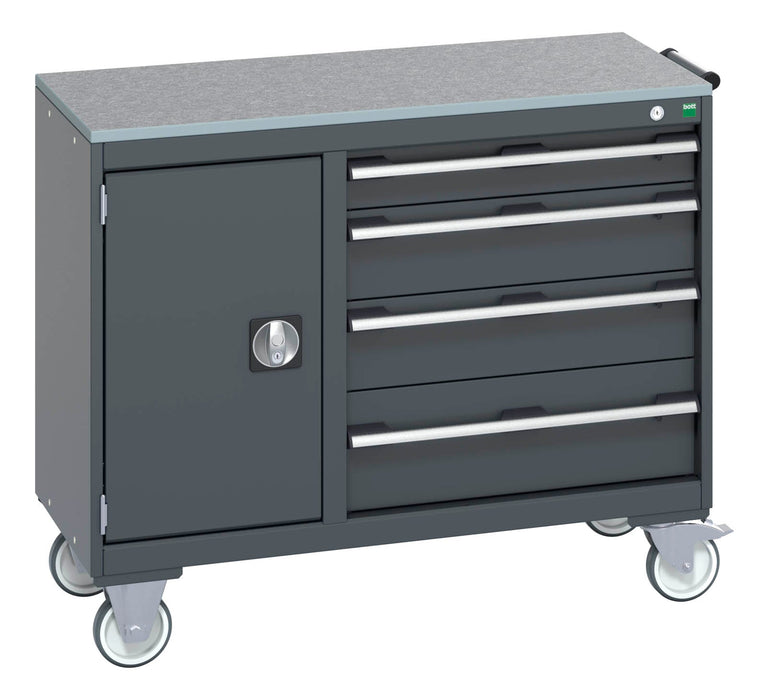 Bott Cubio Mobile Cabinet 40/60 (Lino) Cupboard / 4 Drawer (WxDxH: 1050x525x890mm) - Part No:41006011