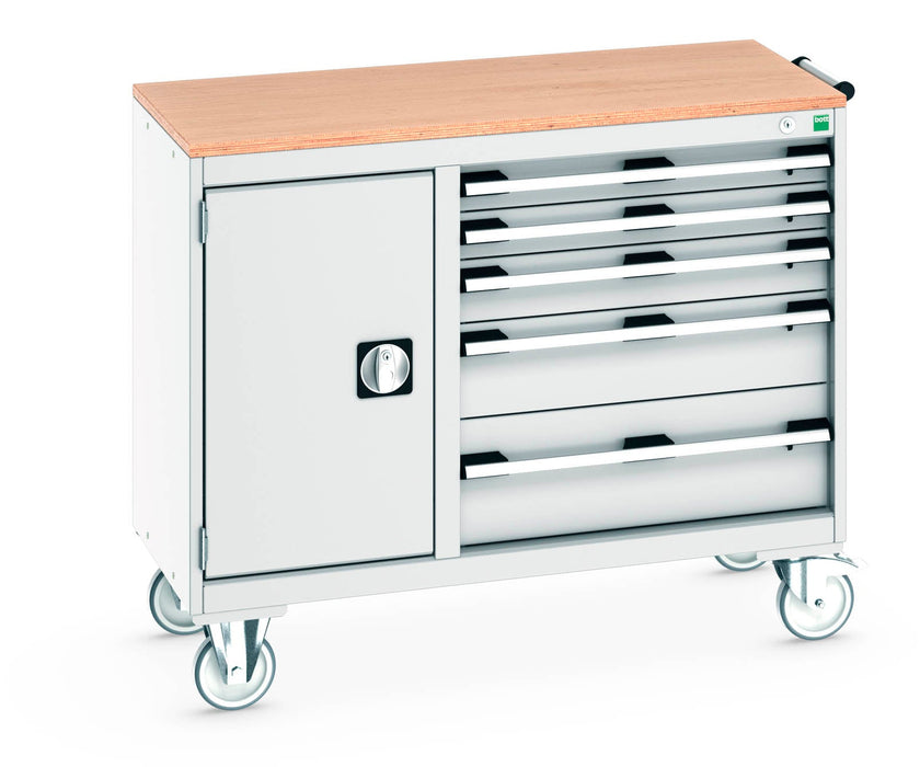 Bott Cubio Mobile Cabinet 40/60 (Mpx) Cupboard / 5 Drawer (WxDxH: 1050x525x890mm) - Part No:41006013