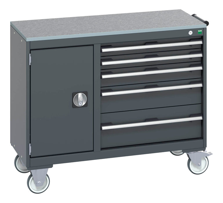 Bott Cubio Mobile Cabinet 40/60 (Lino) Cupboard / 5 Drawer (WxDxH: 1050x525x890mm) - Part No:41006014
