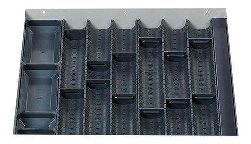 Cubio Trough Block Divider Kit 18 Compartment. For Cabinet - (WxDxH: 525x525x28mm) - Part No:43020006