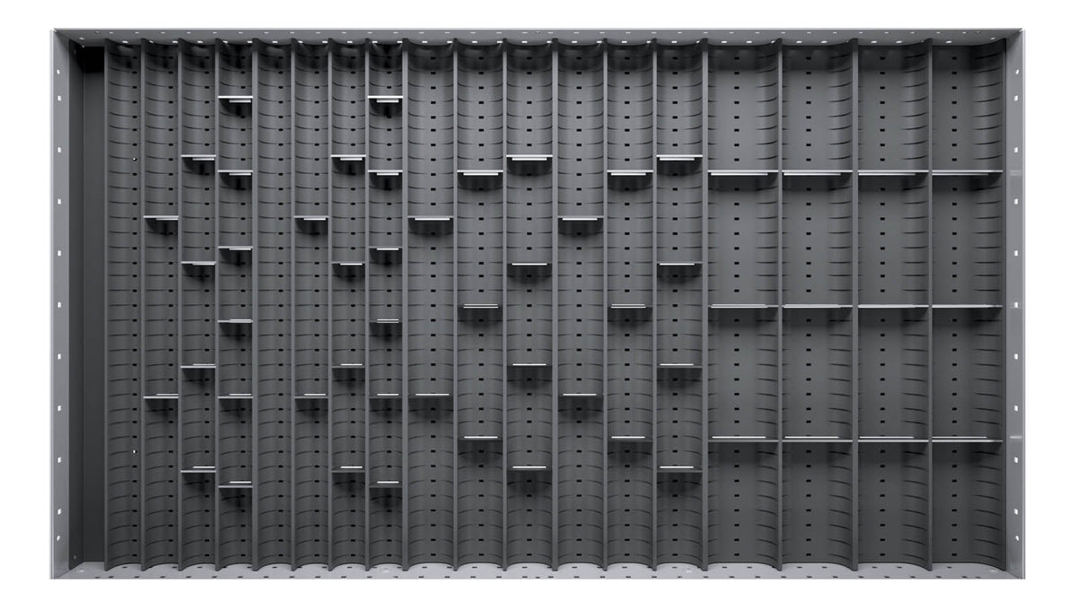 Bott Cubio Trough Block Divider Kit 52 Compartment. For Cabinet - (WxD ...