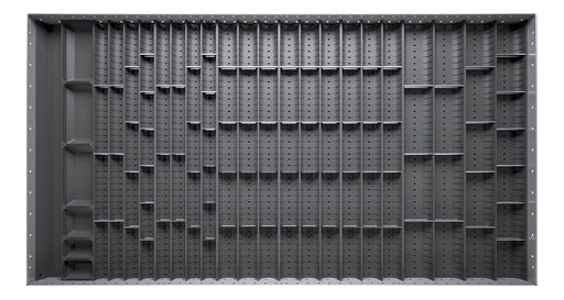 Cubio Trough Block Divider Kit 105 Compartment. For Cabinet - (WxDxH: 1300x750x28mm) - Part No:43020046
