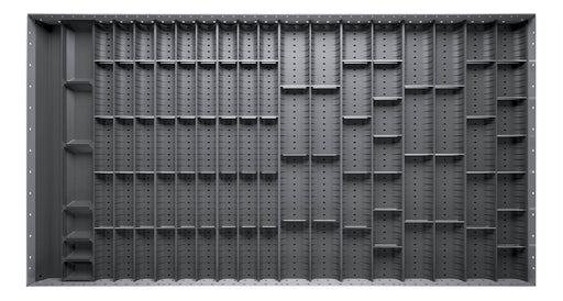 Cubio Trough Block Divider Kit 95 Compartment. For Cabinet - (WxDxH: 1300x750x28mm) - Part No:43020047