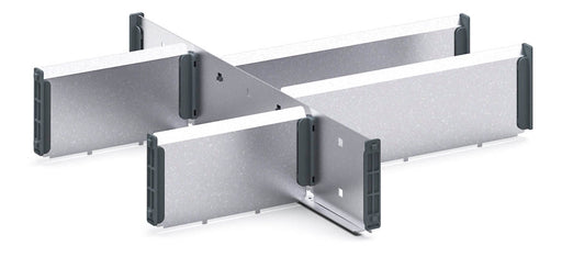 Cubio Adjustable Divider Kit 6 Compartment. For Cabinet - (WxDxH: 525x525x100mm) - Part No:43020624