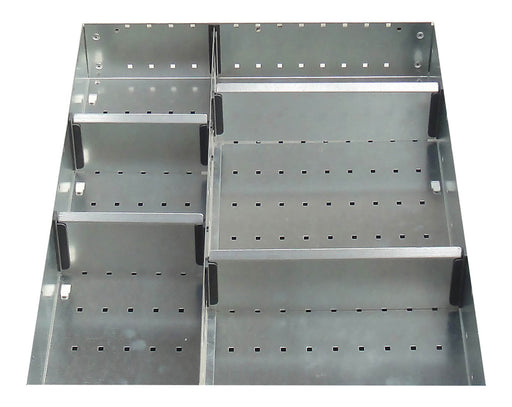 Cubio Adjustable Divider Kit 6 Compartment. For Cabinet - (WxDxH: 525x650x75mm) - Part No:43020628