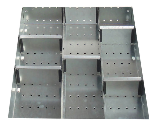 Cubio Adjustable Divider Kit 8 Compartment. For Cabinet - (WxDxH: 525x650x75mm) - Part No:43020629