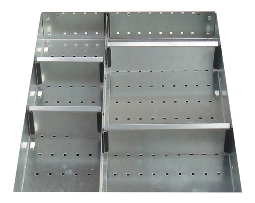 Cubio Adjustable Divider Kit 6 Compartment. For Cabinet - (WxDxH: 525x650x100mm) - Part No:43020630