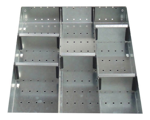 Cubio Adjustable Divider Kit 8 Compartment. For Cabinet - (WxDxH: 525x650x100mm) - Part No:43020631