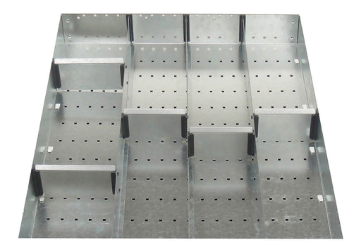 Cubio Adjustable Divider Kit 9 Compartment. For Cabinet - (WxDxH: 650x525x100mm) - Part No:43020637