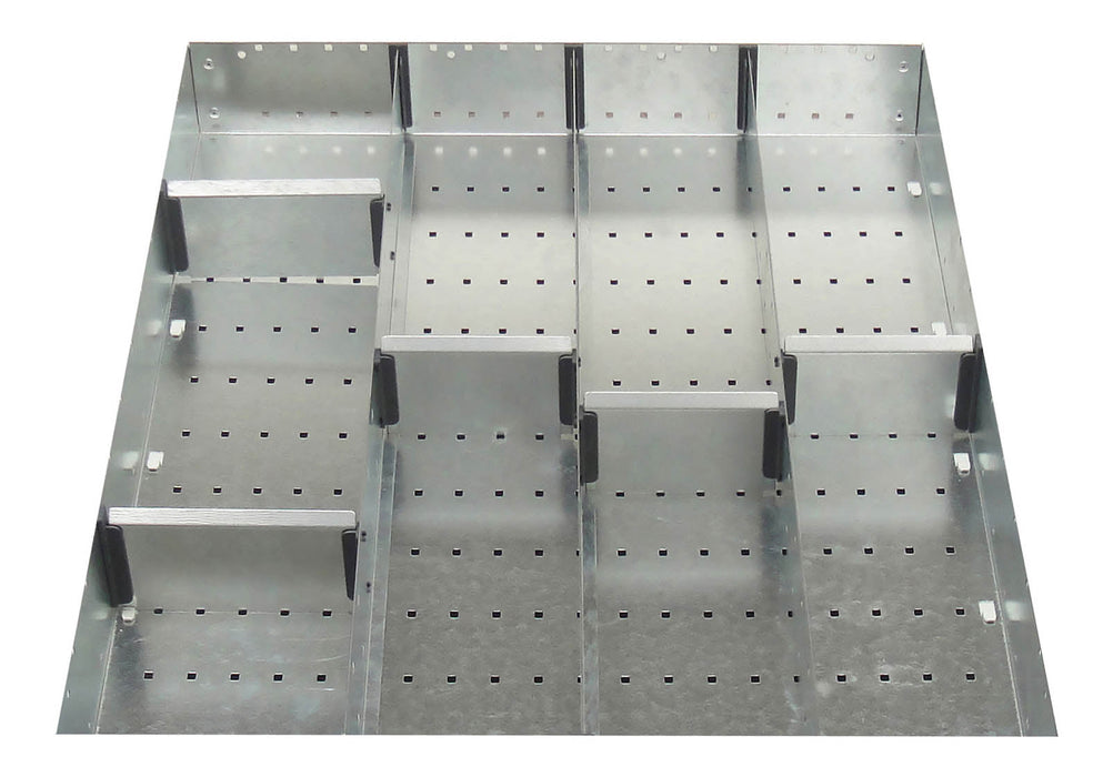 Cubio Adjustable Divider Kit 9 Compartment. For Cabinet - (WxDxH: 650x525x150mm) - Part No:43020639