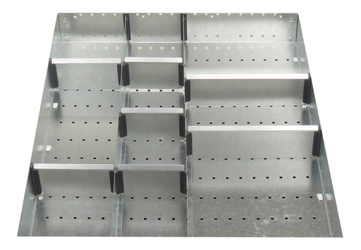 Cubio Adjustable Divider Kit 10 Compartment. For Cabinet - (WxDxH: 650x750x100mm) - Part No:43020648