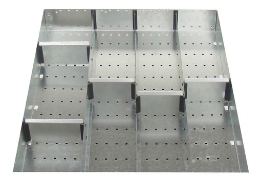 Cubio Adjustable Divider Kit 9 Compartment. For Cabinet - (WxDxH: 650x750x100mm) - Part No:43020649